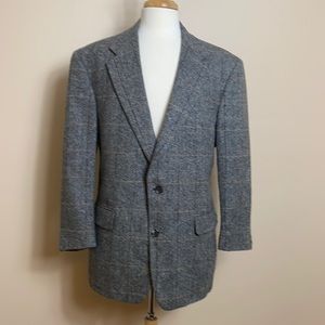 Evan-Picone 100% Wool Brown/Gray Sport Coat. Size XL
